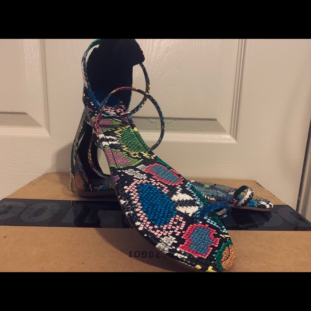 Snake Skin Sandal
